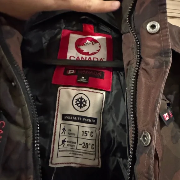 Men's Camo Ski Jacket - Picture 2 of 4